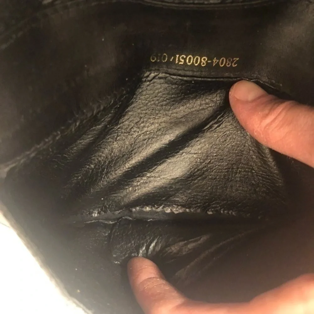 Fendi black vintage wallet authentic